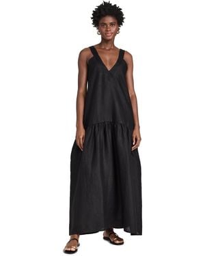 Míe Vis Dress - Black