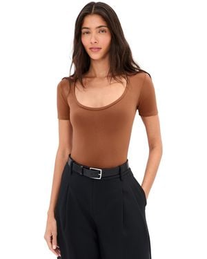 Le Bos Fonda Thong Bodysuit - Black