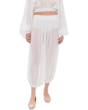 Lioness Suite Escape Balloon Pants - White