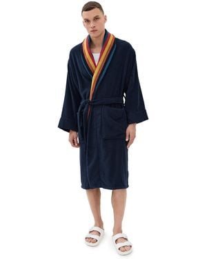 Paul Smith Stripe Robe - Blue