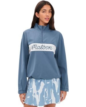 Malbon Crosscourt Blossom Windbreaker - Blue