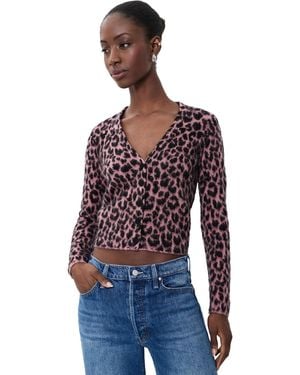 Mother The Baby Peek-A-Boo Cardigan - Red