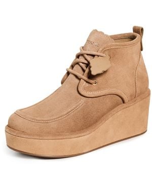 Larroude Chani Wedges - Natural