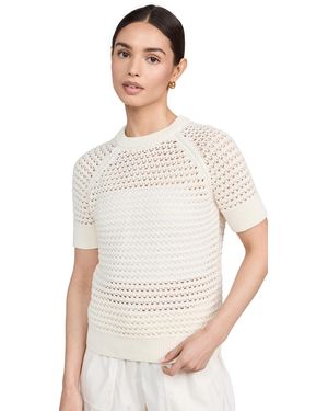 Varley Alva Knit Tee - Natural