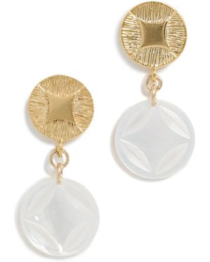 Brinker & Eliza Meryl Earrings - White