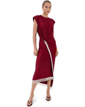 Rabanne Robe Dress - Red