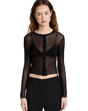 Only Hearts Tulle Cardigan - Black
