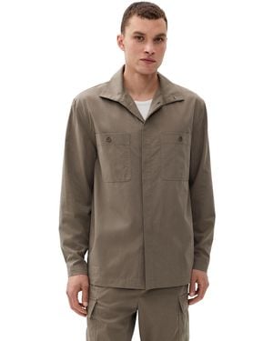 Jonathan Simkhai Sean Shirt Jacket - Brown