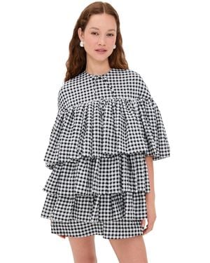 MERYLL ROGGE Ruffle Tiered Dress - Black