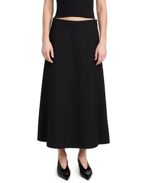 Wardrobe NYC Closet. Nyc A-Line Midi Skirt - Black