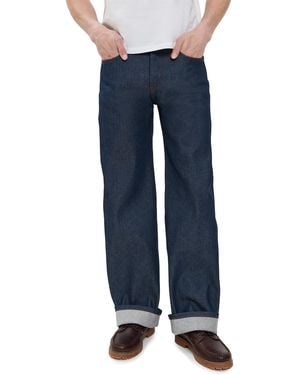 Naked & Famous Strong Guy Selvedge Jeans - Blue