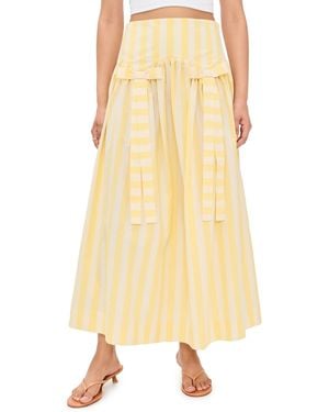 The Tiny Big Sister Striped Skirt - Natural