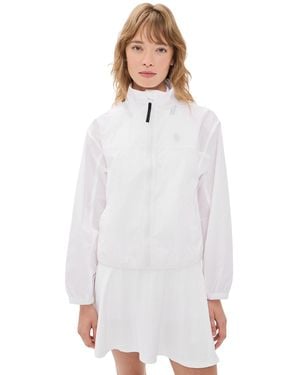 Ralph Lauren Mock Neck Windbreaker - White
