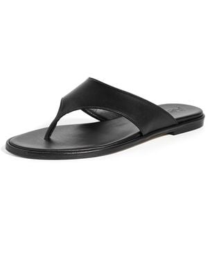 Aeyde Amaya Nappa Leather Sandals - Black