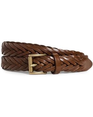 Anderson's Leather Woven Belt - Multicolor