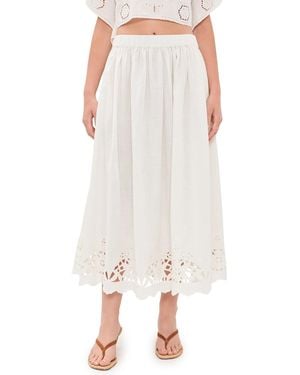 Hunter Bell Tatum Skirt - Natural