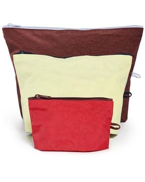 BAGGU Go Pouch Set - Red