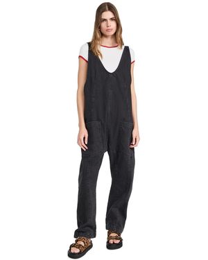 Free People High Roller Jumpsuit - Black