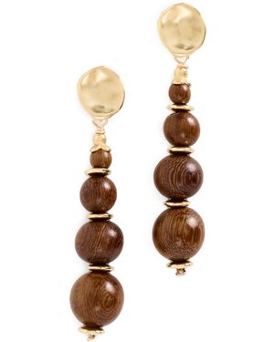 Brinker & Eliza Driftwood Earrings - White