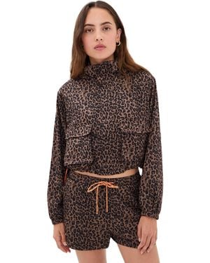 The Upside Ludlow Ace Shell Jacket - Brown