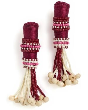 Johanna Ortiz Mosaic Dreams Earrings - Red