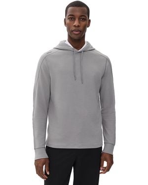 Ralph Lauren Tech Waffle Knit Hoodie - Gray
