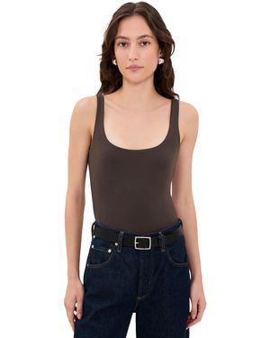 Susana Monaco Low Back Thong Bodysuit - Black