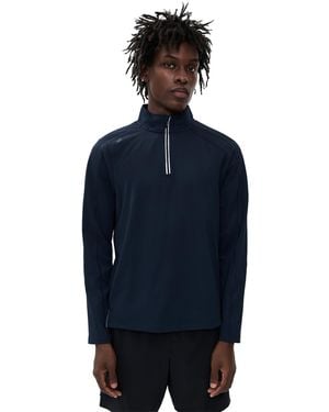 Rhone Rise Quarter Zip - Blue