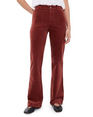 Apiece Apart Charle Flare Pants - Red