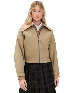 Sea Sullivan Sportswear Bomber Jacket - Natural