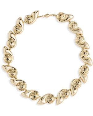 Luv Aj The Palma Shell Statement Necklace - White