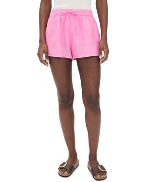 LSPACE Rio Linen Shorts - Pink
