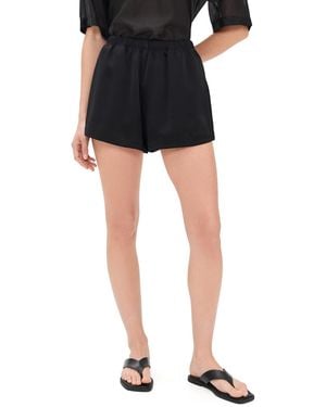Leset Barb Boxer Shorts - Black