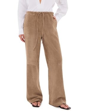 SPRWMN Kauai Suede Pants - Natural