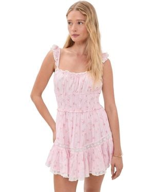LoveShackFancy Maralina Dress - Pink