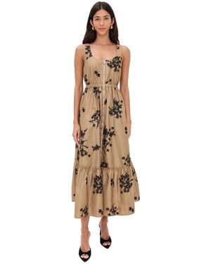 Cinq À Sept Wildflower Whimsy Vernetta Dress - Natural
