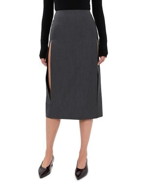Jil Sander Vented Skirt - Black