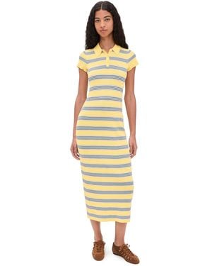 Rowing Blazers Striped Polo Maxi Dress - Multicolour