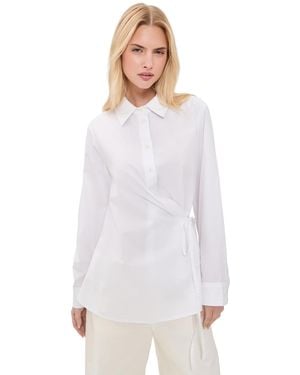 DL1961 Agnes Wrap Shirt - White