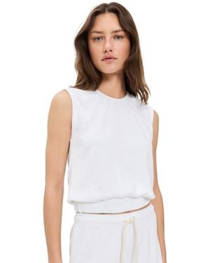PERFECTWHITETEE Ellie Loop Terry Tank - White