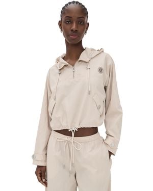 L'Agence Bronwyn Crop Windbreaker - Natural