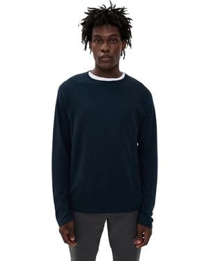Billy Reid Raglan Crew - Blue