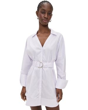 Hevron Audrey Dress - White