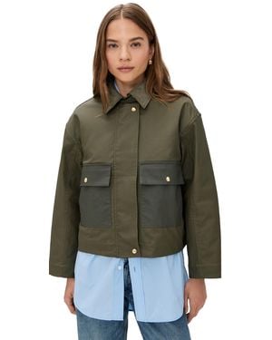 Rag & Bone Nonie 2-In-1 Cotton Barn Jacket - Green