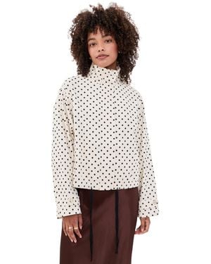 Bailey Rose Polka Dot Jacket - White