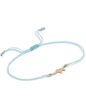Zoe Chicco 14K Midi Bitty Elephant Cord Bracelet - Black