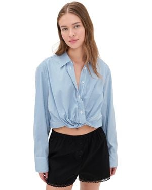 A.L.C. A. L.C. Leo Top - Blue