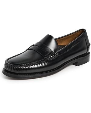 Sebago Classic Dan Leather Loafers - Black