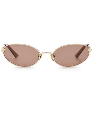 Luv Lou X Whitney Port The Rose Sunglasses - Metallic