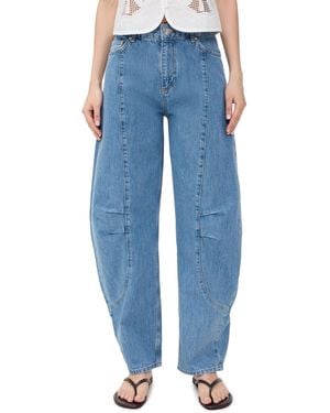 ALIGNE Courage Barrel Jeans - Blue